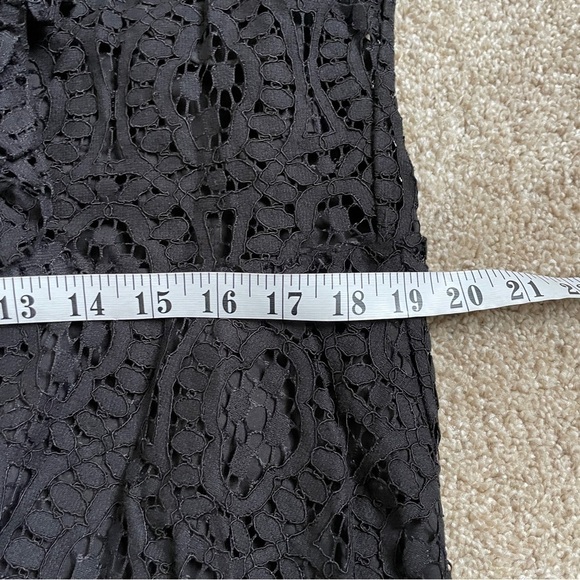 Eloquii Studio Lace Fit and Flare Dress Black Bell Sleeve Women’s Size 16 - Picture 9 of 11